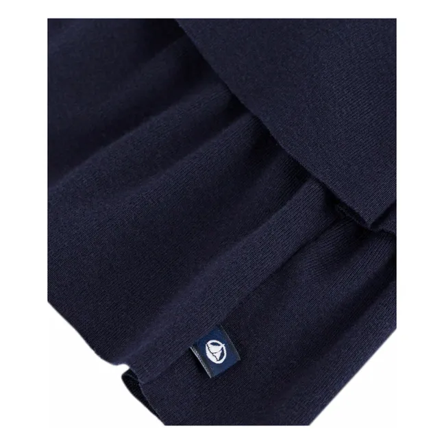 Jupe Volants Coton Bio | Bleu marine