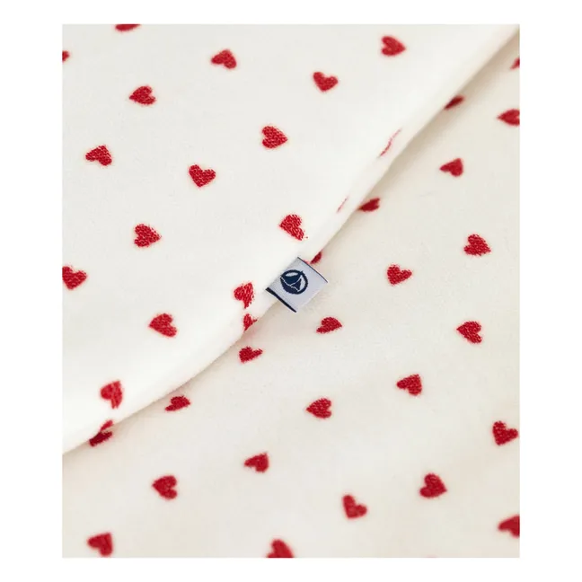 Schlafsack Herzen | Weiß