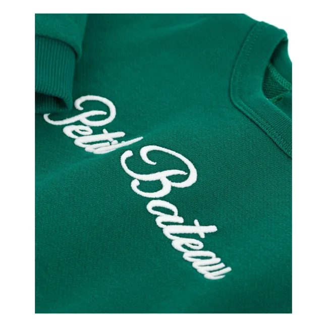 Sudadera Petit Bateau | Verde Abeto