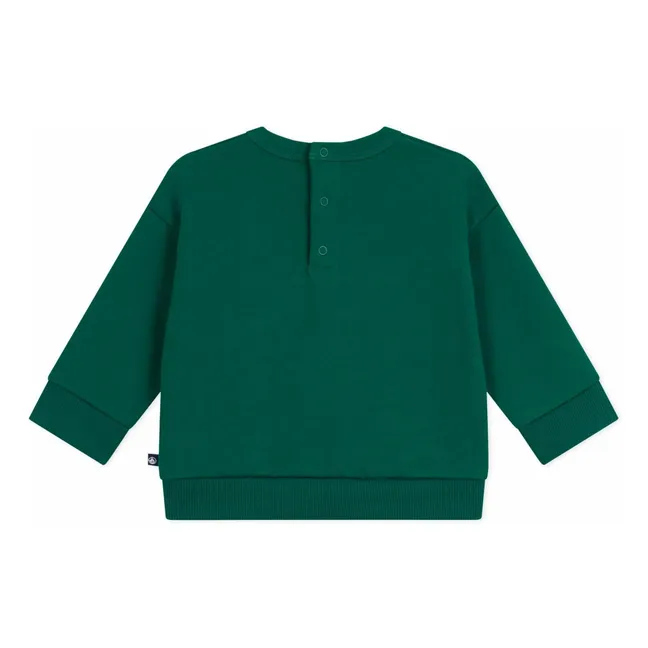 Sudadera Petit Bateau | Verde Abeto