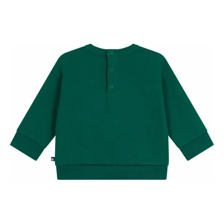 Sweat Petit Bateau | Vert sapin- Image produit n°1