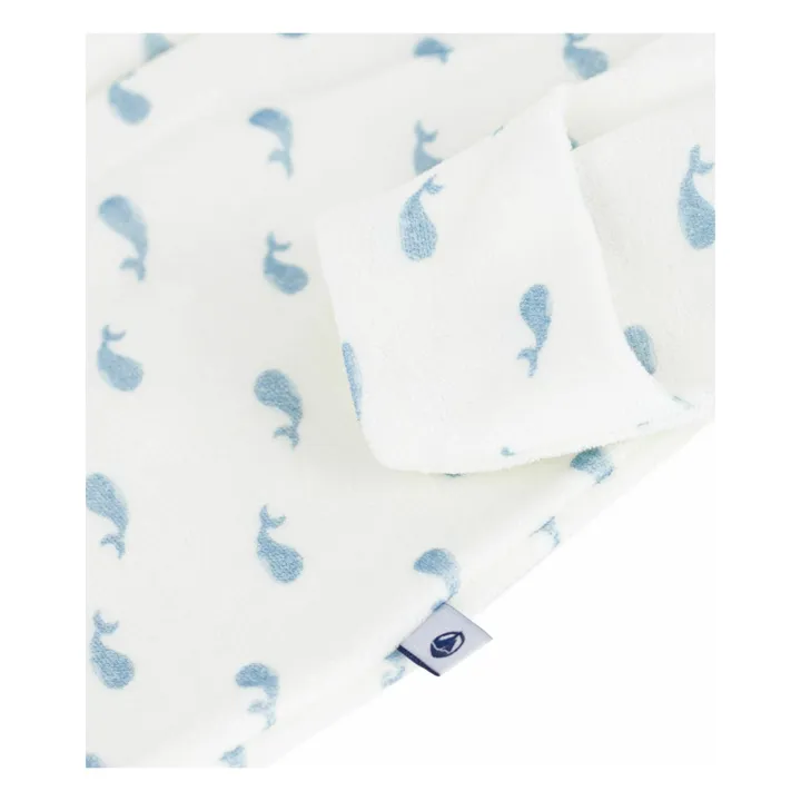 Pijama Dors Bien Cuello Ballena Algodón Ecológico | Blanco- Imagen del producto n°2