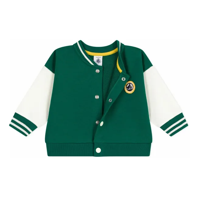 Veste Teddy Bébé | Vert sapin