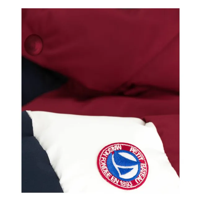 Colorblock Daunenjacke | Navy