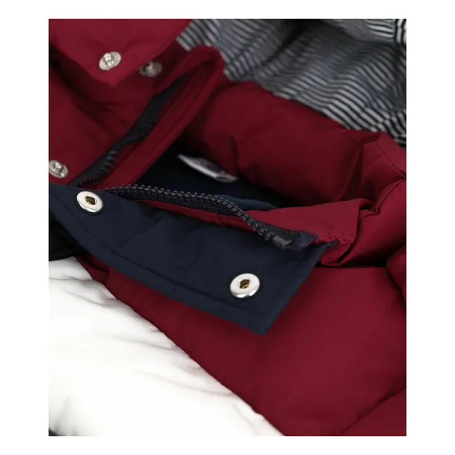 Colorblock Daunenjacke | Navy