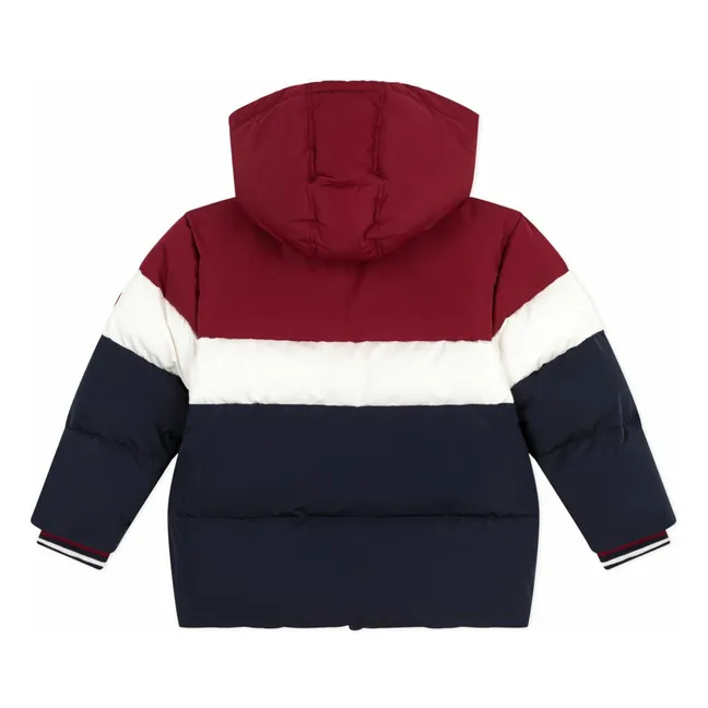 Colorblock Daunenjacke | Navy