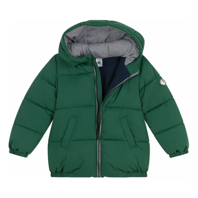 Doudoune Doublée Unie | Vert sapin