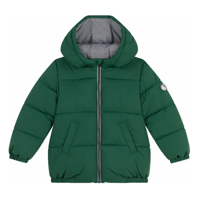 Doudoune Doublée Unie | Vert sapin