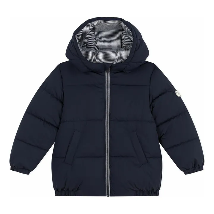 Chaqueta de plumón con forro liso | Azul Marino- Imagen del producto n°0