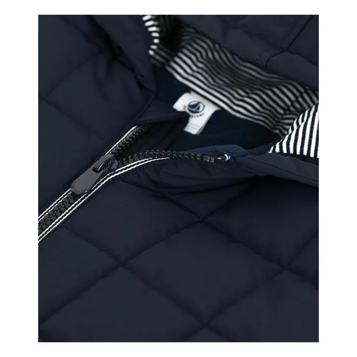Doudoune Légère Unie | Bleu marine- Image produit n°3
