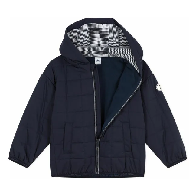 Leichte Daunenjacke Unifarben | Navy
