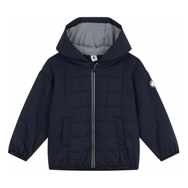 Leichte Daunenjacke Unifarben | Navy