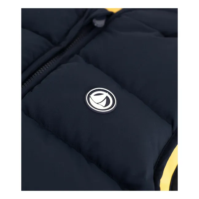 Abrigo sin mangas reversible | Azul Marino