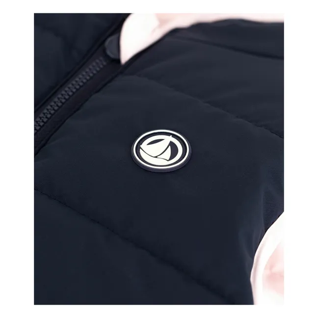 Reversible Sleeveless Down Jacket | Pale Pink