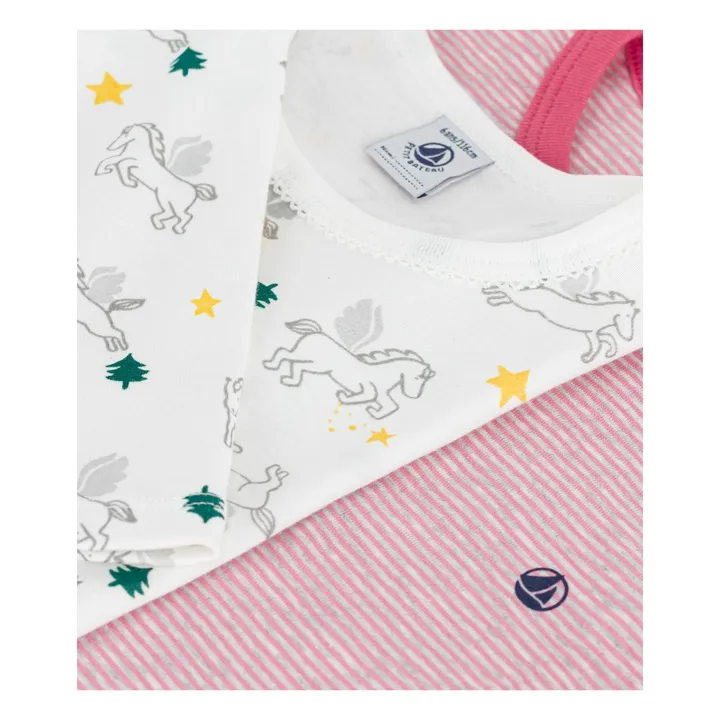 Lote de 2 pijamas Unicornio | Blanco- Imagen del producto n°2