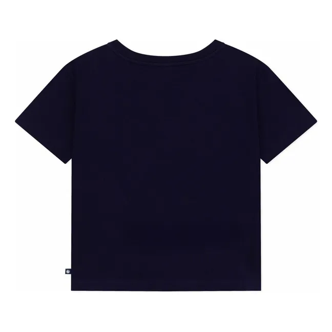 T-shirt Bateau 1893 Jersey Coton Bio | Azul Marino