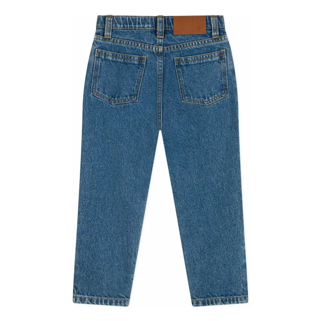 Jean Straight Brut Coton Bio | Bleu jean