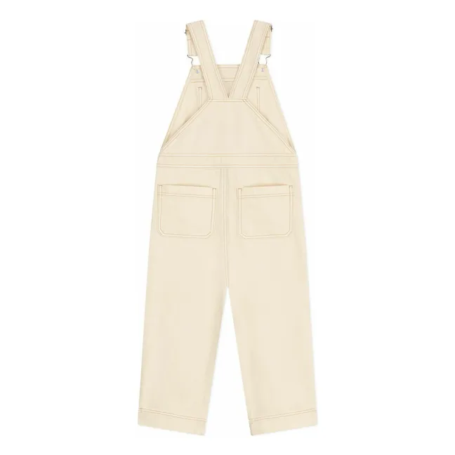 Salopette Denim Cœur | Beige