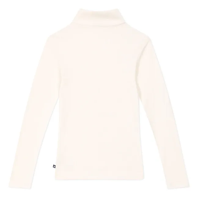 Maglione di lana a tinta unita | Ecru