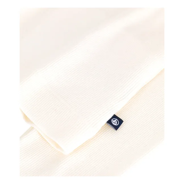 Maglione di lana a tinta unita | Ecru