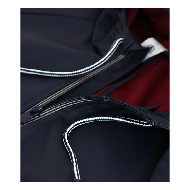 Ciré Long Bicolore Fibres Recyclées | Bleu marine