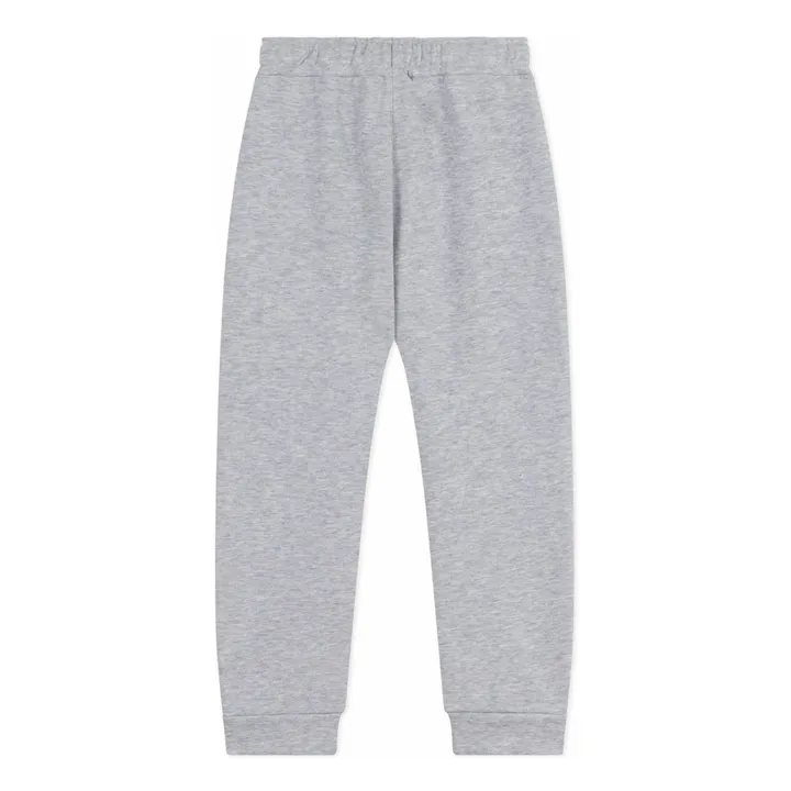 Jogger Elastiqué Coton Bio | Gris chiné- Image produit n°2