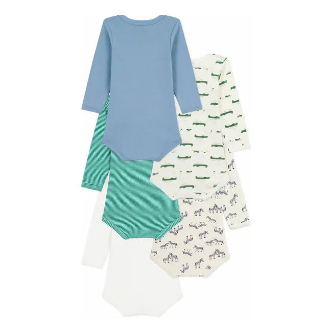 Lote de 5 Cuerpos de Cocodrilo de Algodón Ecológico | Crudo