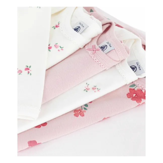 Lot 5 Bodies Fleuris | Rosa