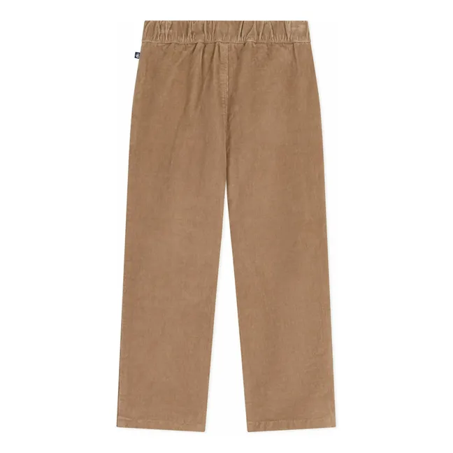 Pantalon Poches Velours Côtelé | Camel