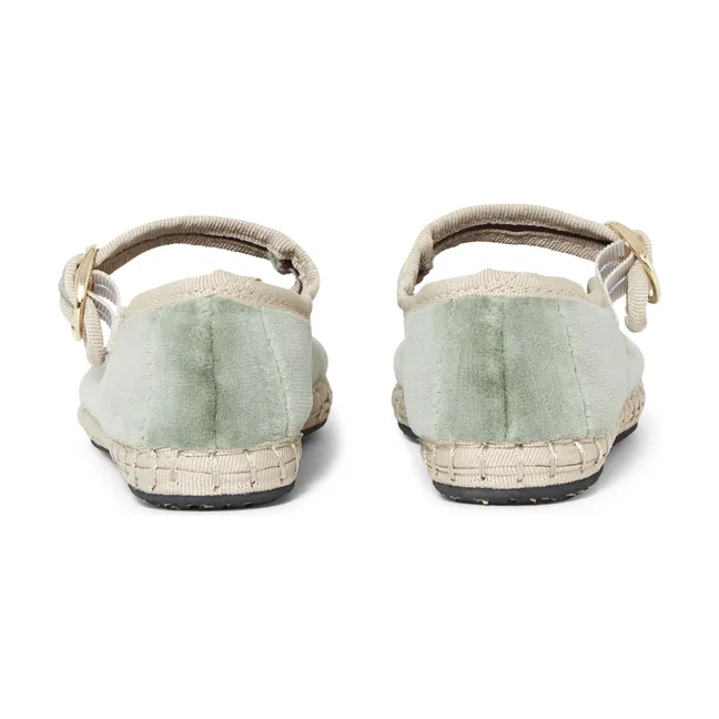 Bailarinas Zapatillas Uta Velours | Verde