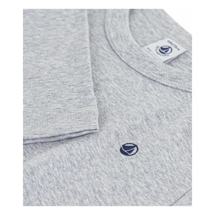 T-shirt Logo | Gris chiné- Image produit n°2