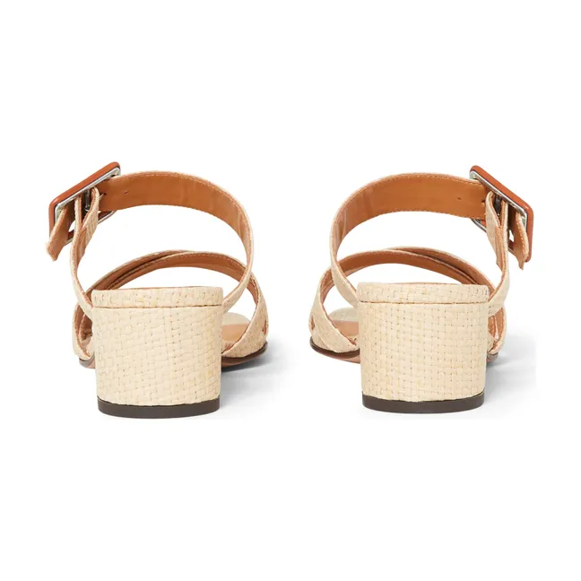 Raphia mules n°904 | Natural