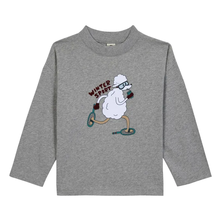 Camiseta de invierno | Gris Jaspeado- Imagen del producto n°0