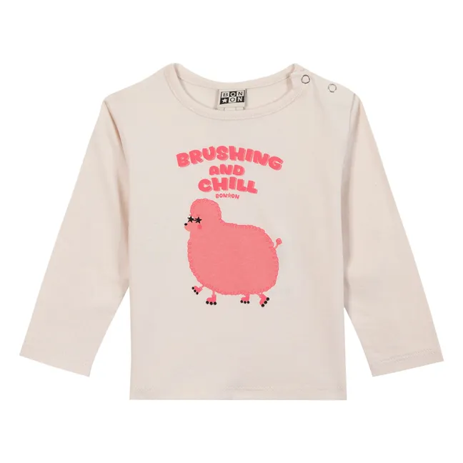 T-shirt Brushing Mini | Ecru