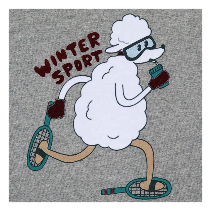 Camiseta de invierno | Gris Jaspeado- Imagen del producto n°3