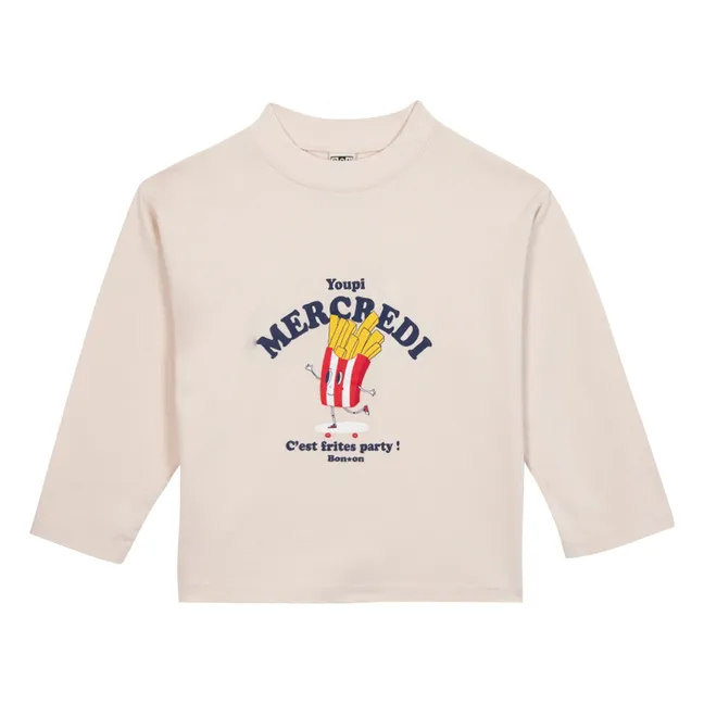 T-shirt Mercredi | Ecru