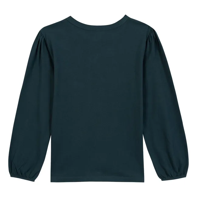 Waffles Party T-shirt | Petrol blue