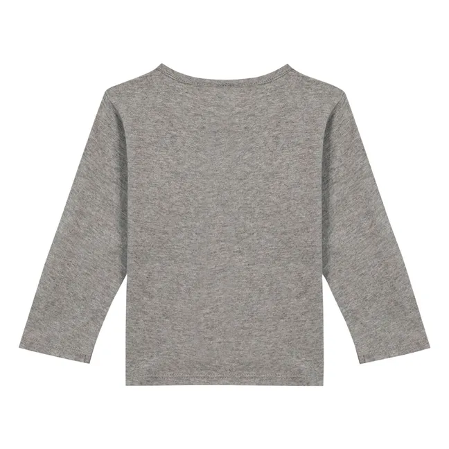 Camiseta Taxi Logo | Gris Jaspeado