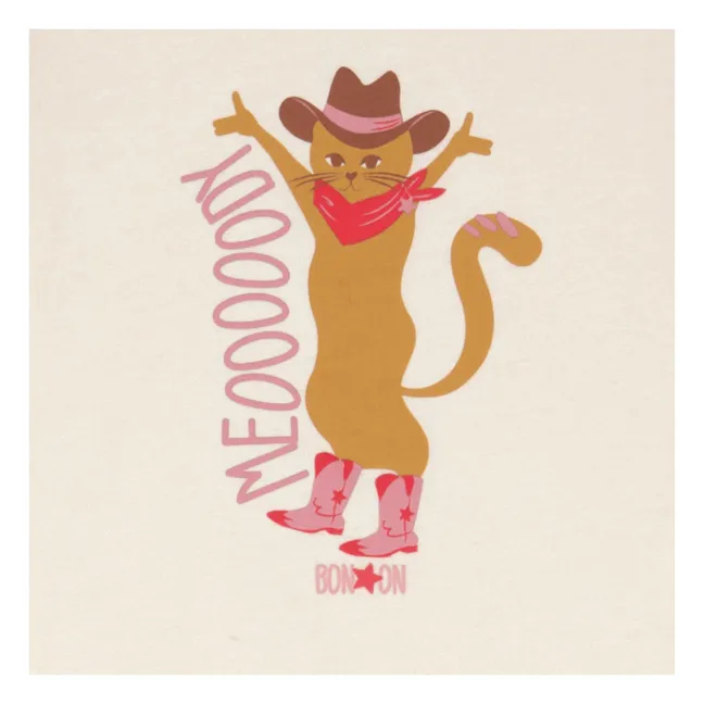 Meoowdy T-shirt | Ecru