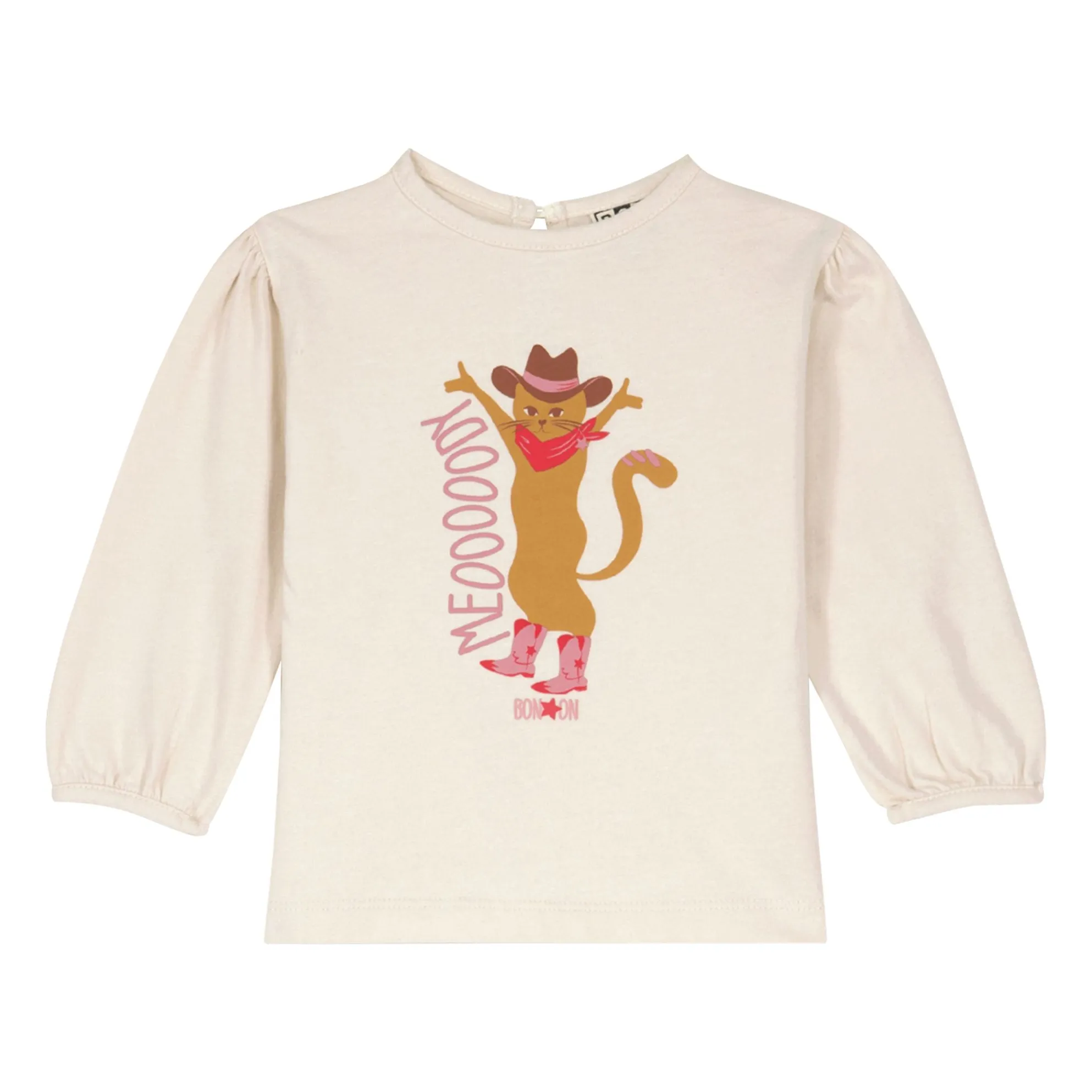 Bonton Ecru Meoowdy T-Shirt