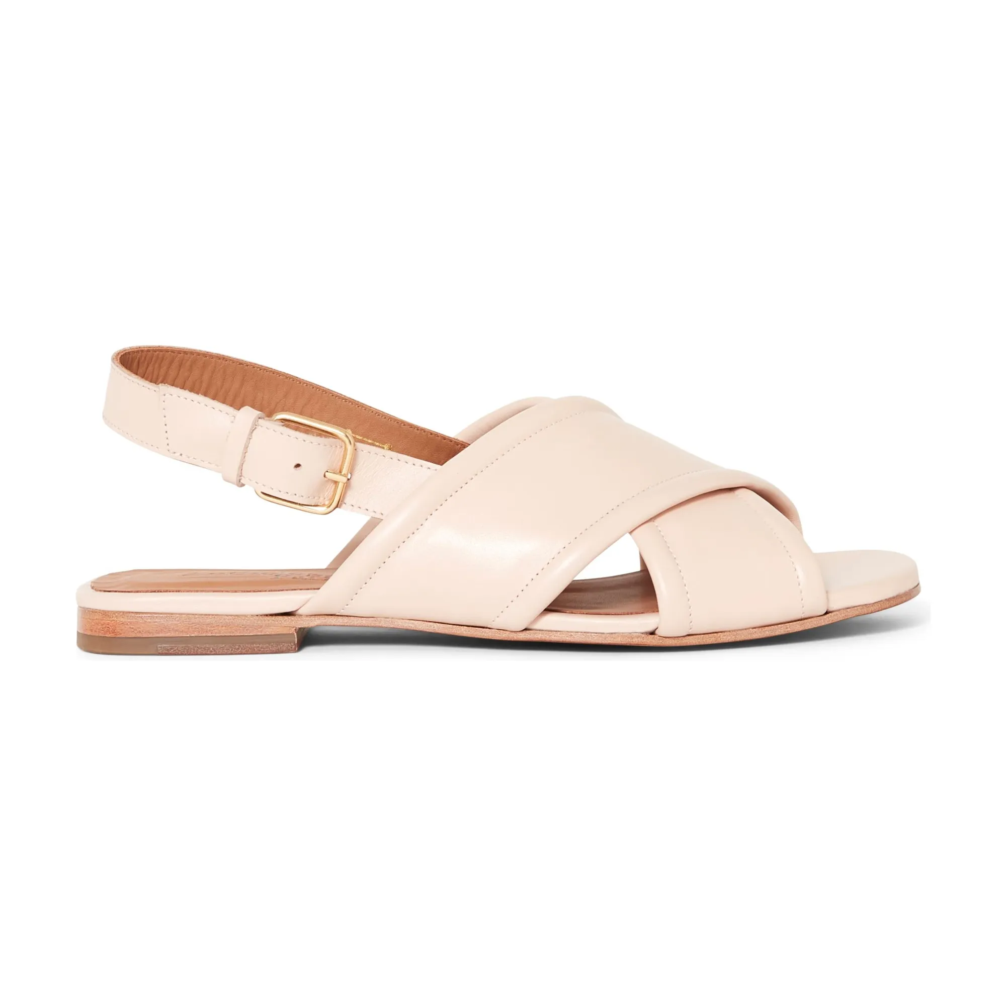 Anthology Paris Nude Rolande Leather Sandals