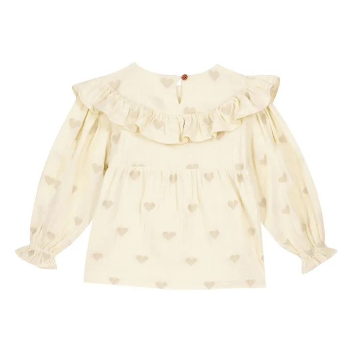 Maddie blouse | Ecru- Product image n°2