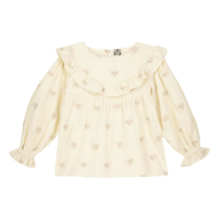 Maddie blouse | Ecru- Product image n°0