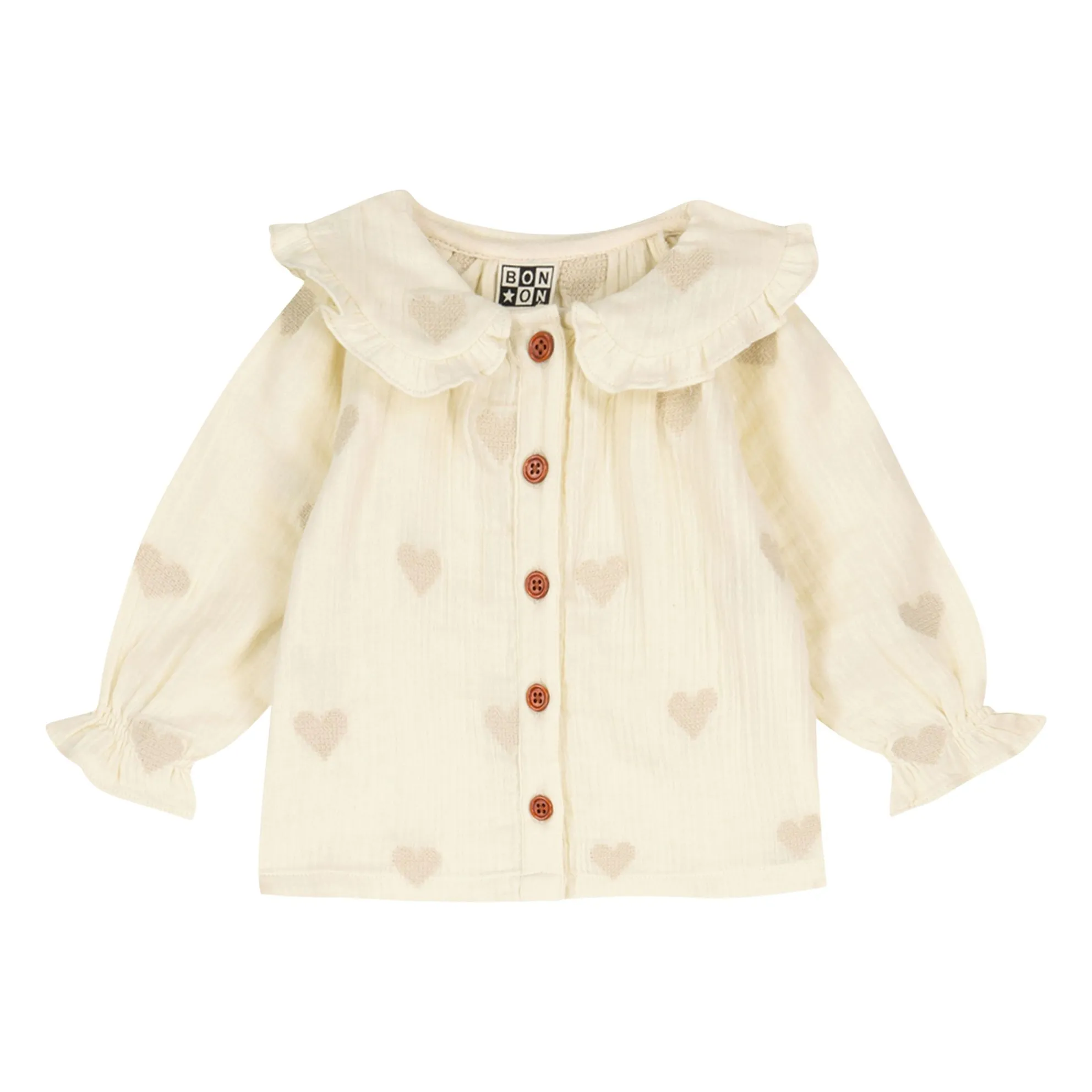 Bonton Ecru Fig Blouse