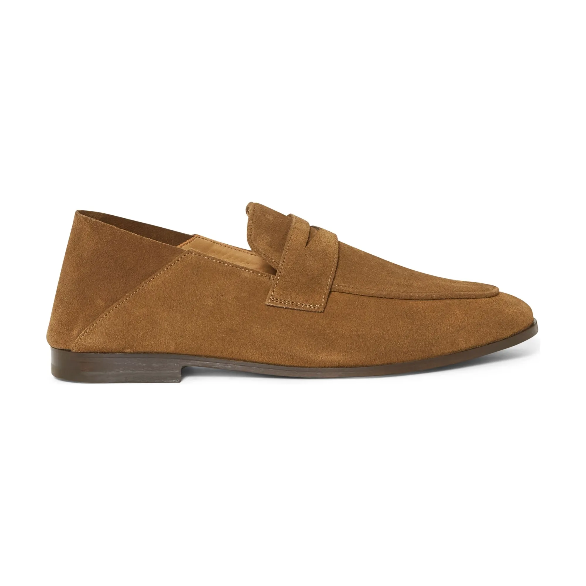 Anthology Paris Tabacco Tanger Suede Loafers