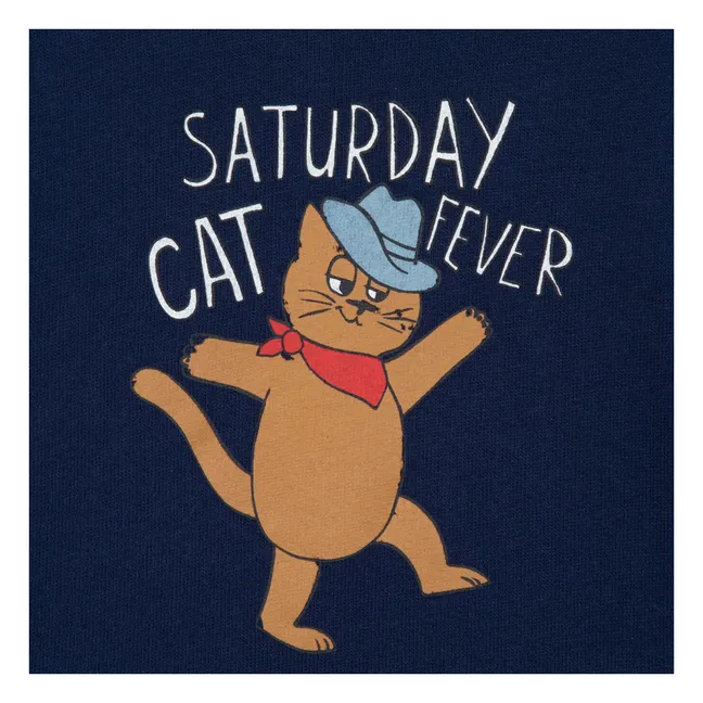 Sweat Cat Fever | Bleu marine