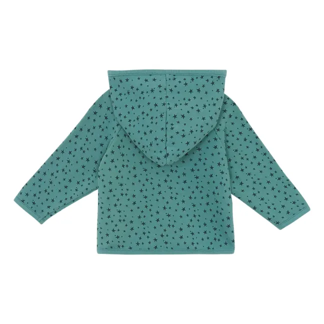 Lee Hooded Vest | Peacock blue