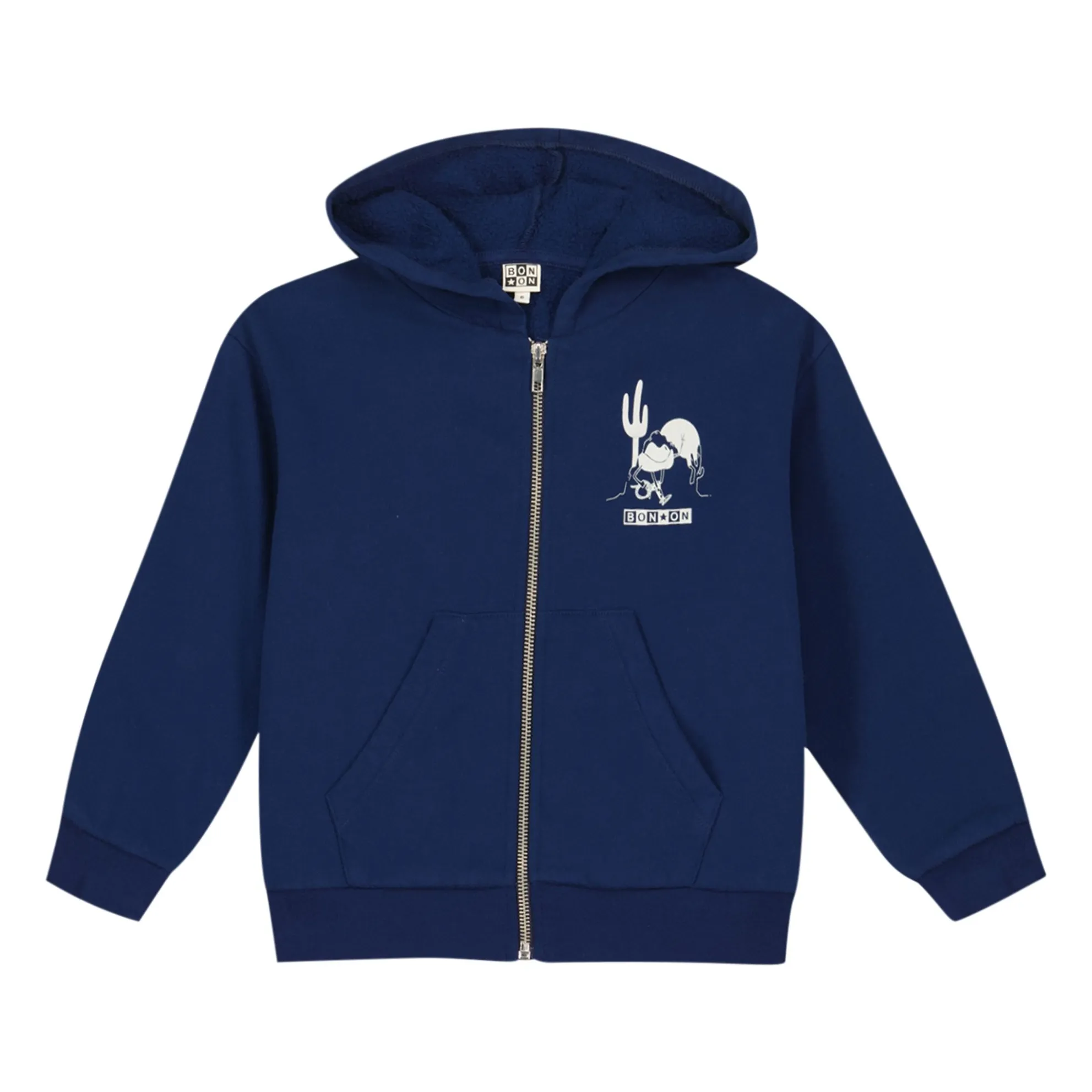 Bonton Navy Blue Western Sweatshirt
