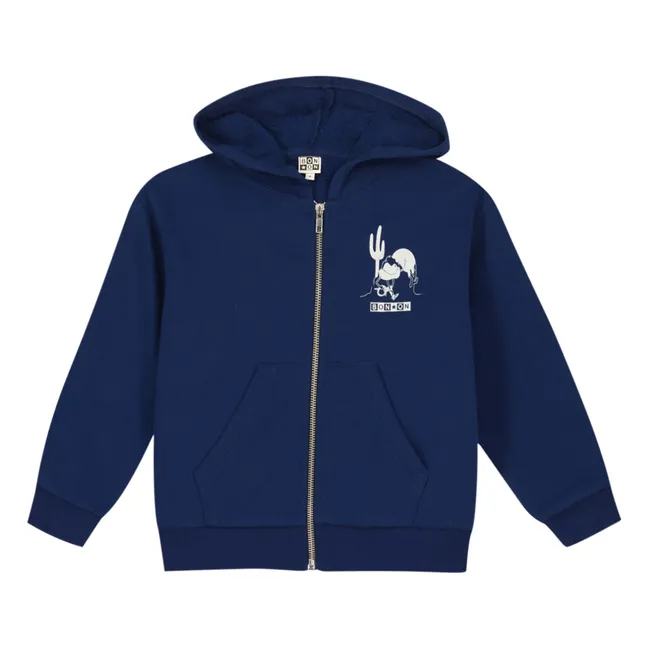 Felpa western | Blu marino
