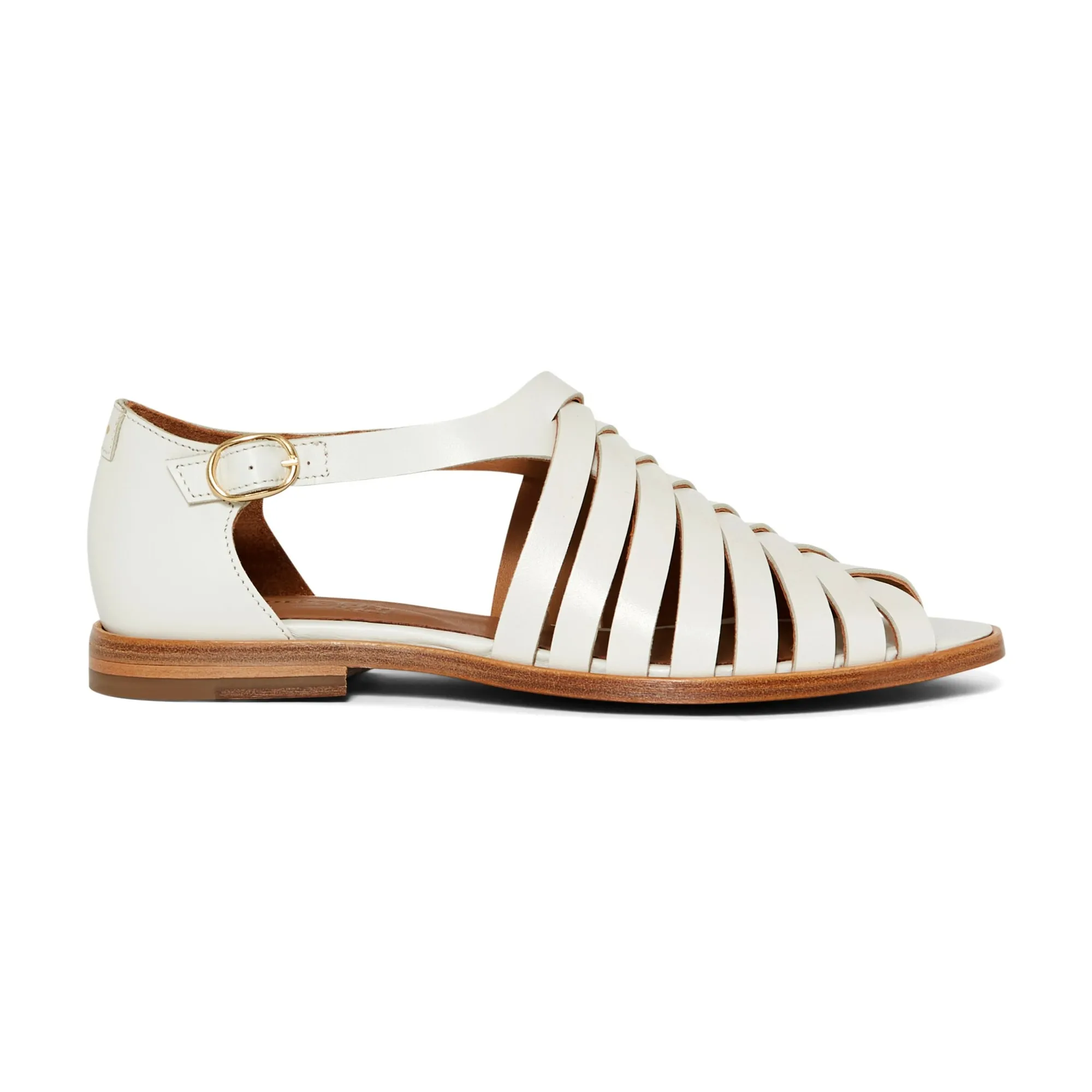 Anthology Paris Chalk Kuala Leather Sandals